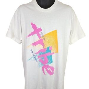 Tribe Cologne For Women T Shirt Vintage 90s Promo Campaign Made In USA Mens
